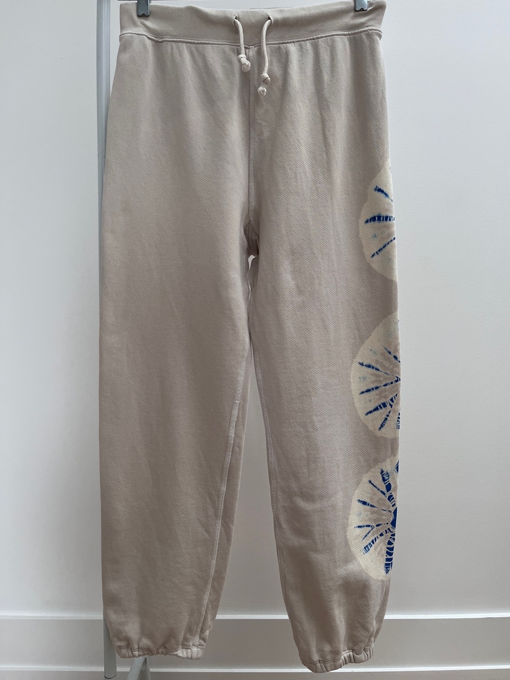 Raquel Allegra topanga sweatpant tie dye Saturn white 1 boho USA - Picture 2 of 16